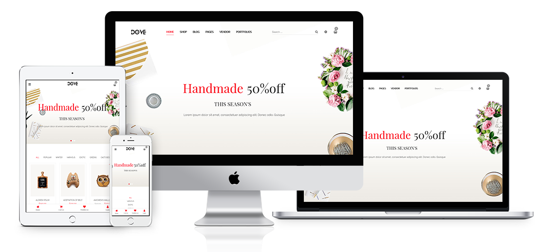 Dove | Handmade Crafts WooCommerce WordPress Theme